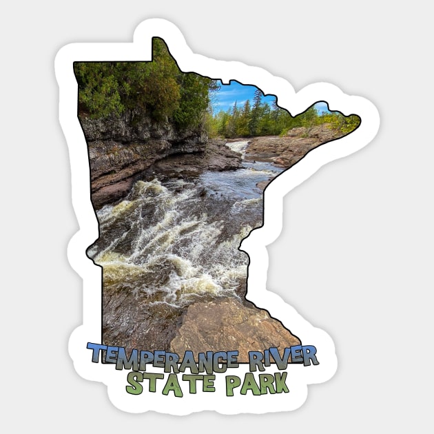 Minnesota - Temperance River State Park Sticker by gorff